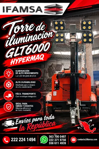 Torre de Iluminacion GLT6000Hypermaq