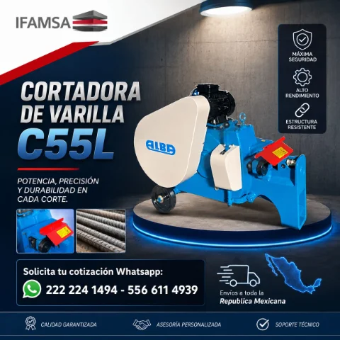 CORTADORA DE VARILLA ALBA C55L