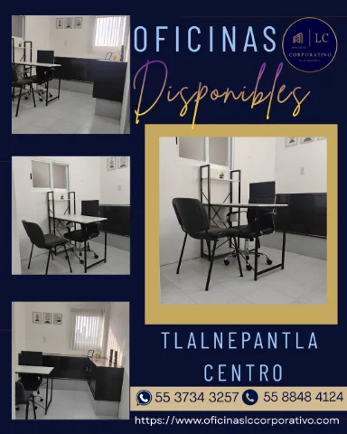 Excelentes oficinas en  Tlalnepantla
