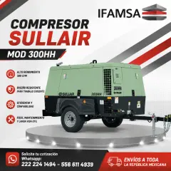 COMPRESOR SULLIAR MOD. 185 EN PUEBLA