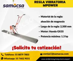 REGLA VIBRATORIA MPOWER - SAMACSA