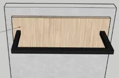 PANEL/PERCHERO COLG DE ROPA P/ MOT U HOT OPC 2