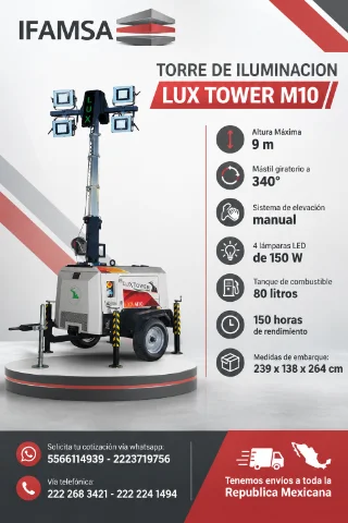 TORRE DE ILUMINACION LUX TOWER M10