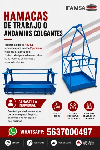 Hamacas de Trabajo o Andamios Colgantes
