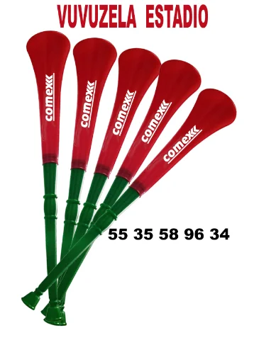 TROMPETAS CORNETAS Y VUVUZELAS PARA EL MUNDIAL