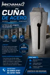 Cuña de Acero Innovamaq Seguridad y Resistencia