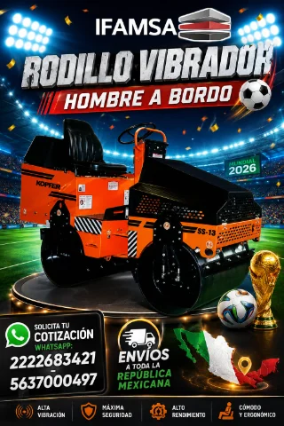 Rodillo Vibrador Hombre a Bordo