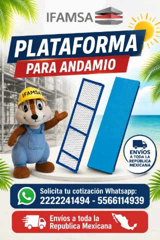 PLATAFORMAS PARA ANDAMIOS EN IFAMSA
