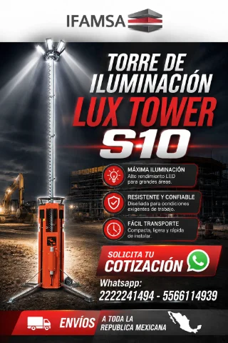TORRE DE ILUMINACION LUX TOWER S10