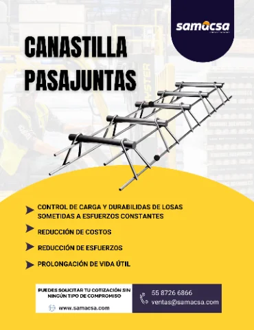 Canastilla Pasajunta para Concreto