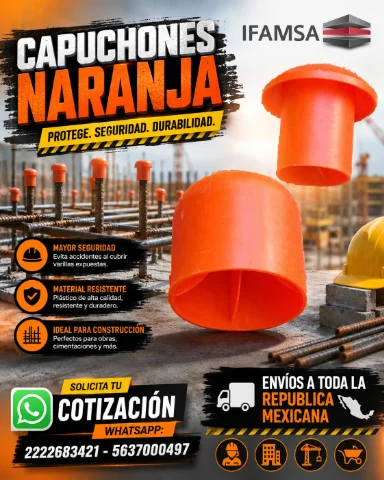 CAPUCHONES NARANJA