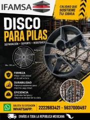 DISCO SEPARADOR PARA PILAS EN IFAMSA