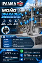 MOÑO SEPARADOR CON RONDANA DE NEOPRENO
