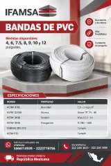 BANDAS DE PVC PARA EVITAR FILTRACIONES