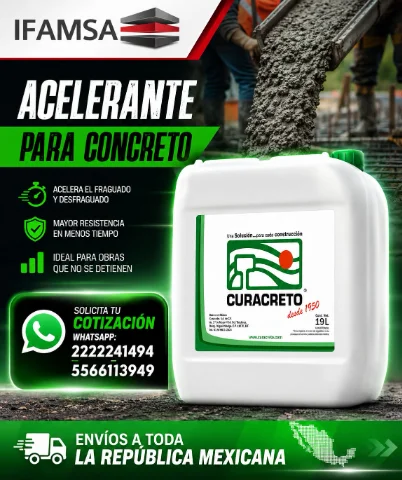 ACELERANTE PARA CONCRETO