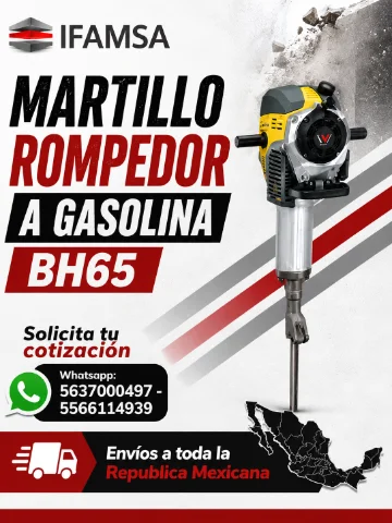 MARTILLO ROMPEDOR A GASOLINA BH65