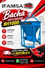 Bacha para concreto:BH1000Hypermaq