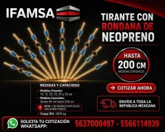 MOÑO/TIRANTE DE NEOPRENO PARA CIMBRA