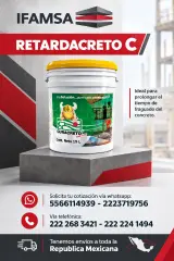RETARDANTES DE FRAGUADO PARA OBRA