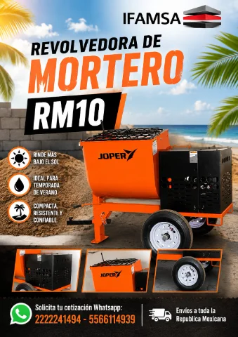 REVOLVEDORA DE MORTERO RM10 JOPER