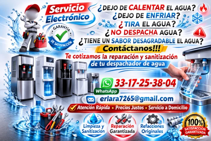 REPARACION DESPACHADORES DE AGUA
