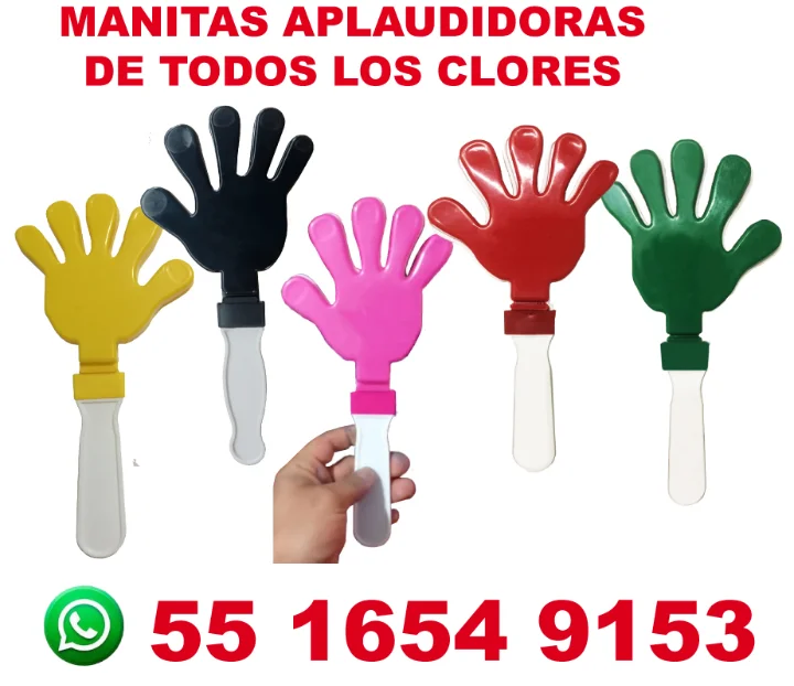 MANITAS APLAUDIDORAS PERSONALIZADAS PARA CAMPAÑAS