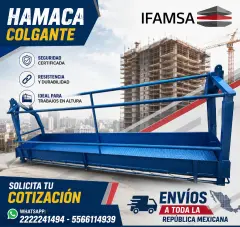 HAMACA COLGANTE PARA CONSTRUCCION