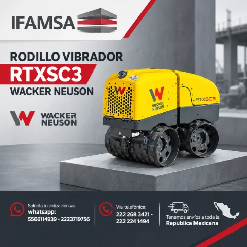 RODILLO VIBRADOR RTXSC3 WACKER NEUSON
