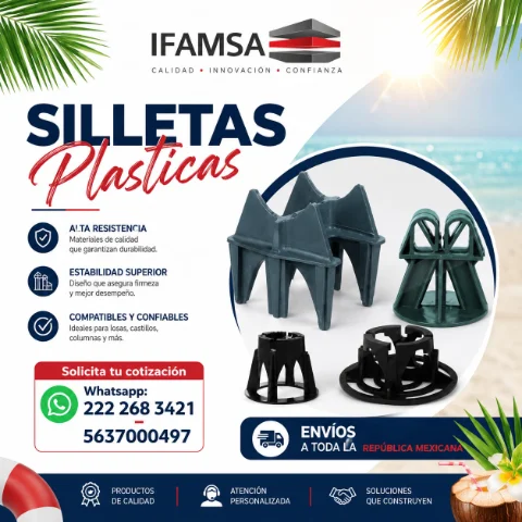 SILLETAS PLASTICAS PARA CIMBRA