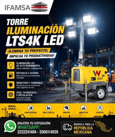 TORRE DE ILUMINACION LTS4K LED