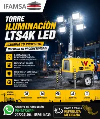 TORRE DE ILUMINACION LTS4K LED
