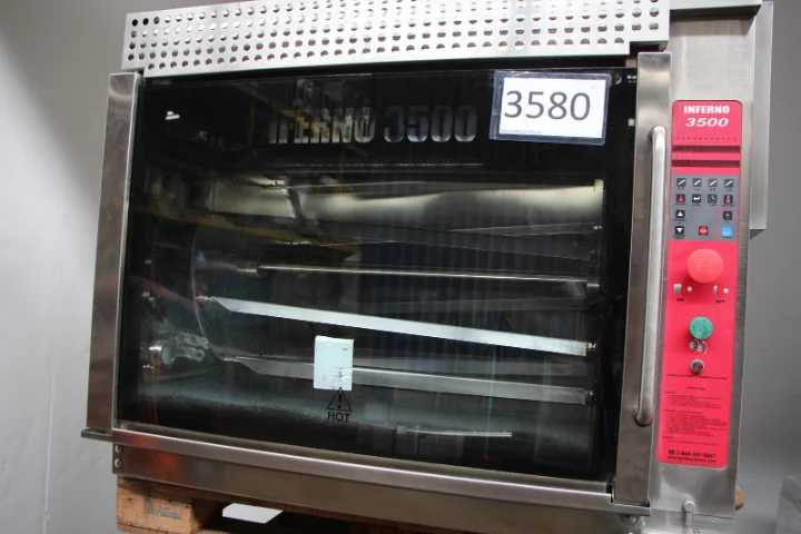 HORNO ROSTICERO CON 8 VARILLAS CODIGO 3580