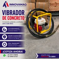 Vibrador de Concreto Potente y Compacto