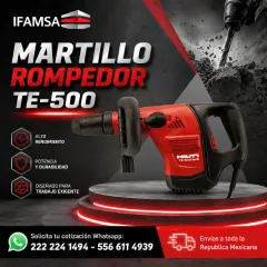 MARTILLO ROMPEDOR DE ALTA POTENCIA TE 500