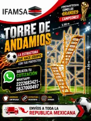 TORRE DE ANDAMIOS CON ESCALERAS