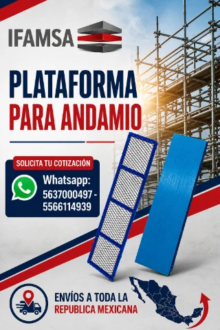 PLATAFORMA PARA ANDAMIOS ESTANDAR