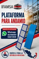 PLATAFORMA PARA ANDAMIOS ESTANDAR