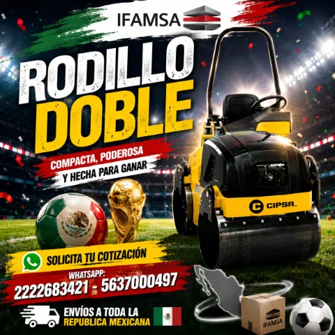 RODILLO VIBRATORIO DOBLE