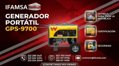 Generador portatil GPS-9700 Wacker Neuson