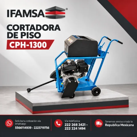 CORTADORA DE PISO HYPERMAQ CPH-1300