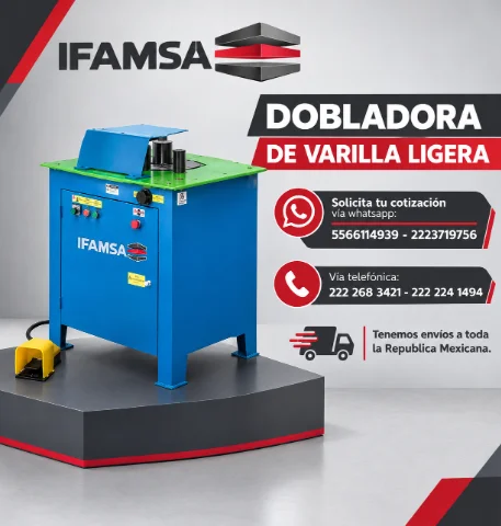 DOBLADORA DE VARILLA LIGERA