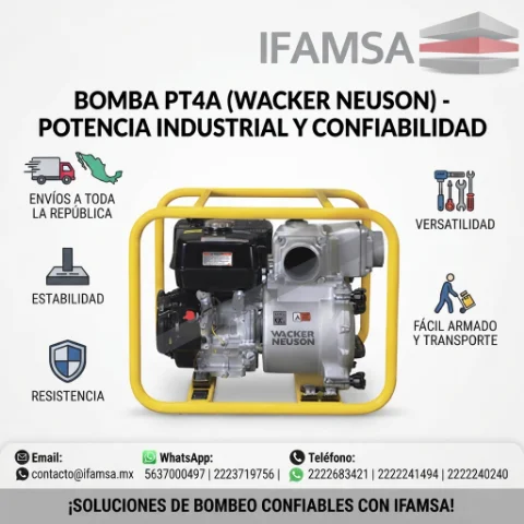 Bomba PT4A Wacker Neuson