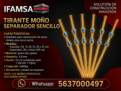 TIRANTE MOÑO SEPARADOR SENCILLO NEOPRENO - foto 2