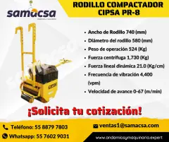 RODILLO COMPACTADOR CIPSA PR-8 - SAMACSA
