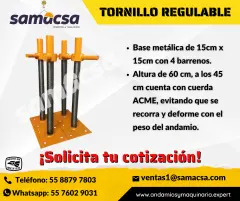 TORNILLO REGULABLE PARA ANDAMIO  SAMACSA
