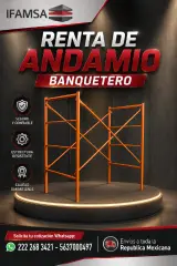 RENTA DE ANDAMIOS BANQUETEROS EN PUEBLA