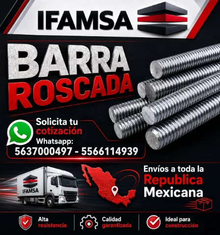 Barra roscada de alta resistencia