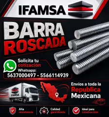 Barra roscada de alta resistencia