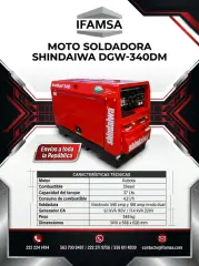 MOTO SOLDADORA SHINDAIWA DGW-340DM