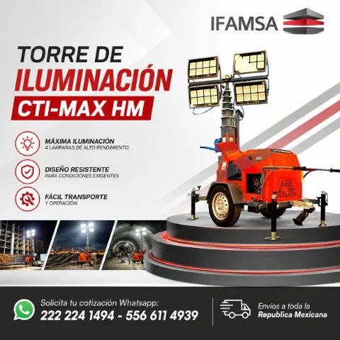 TORRE DE ILUMINACION CTI-MAX HYPERMAQ